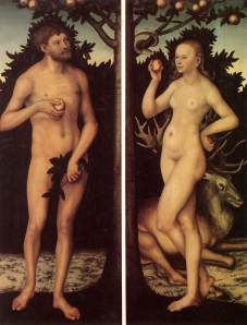 Adam and Eve, compliments of Lucas Cranich the Elder